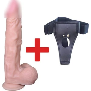 Dildo Series Victory Hero 22 cm Belden Bağlamalı Penis