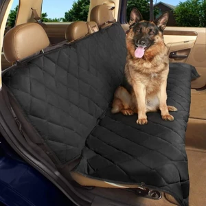 Sıvı Geçirmez Arka Koltuk Evcil Hayvan Örtüsü Koltuk Koruyucu Şilte Kedi Köpek Koltuk Kılıfı 140X130 cm Siyah