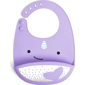 Skip Hop Zoo Silikon Önlük - Narwhal