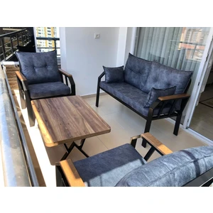 Tu Tienda 2+1+1+Sehpa Demonte Bahçe Balkon Mobilyası