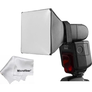 - Tepe Kafa Flash Flaşları Için 10X13CM Softbox Yumuşatıcı Diffuser - Canon Nikon Sony Fujifilm Godox Yongnuo vb.