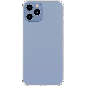 Frosted Serisi Apple Apple iPhone 12 - Apple iPhone 12 Pro 6.1 Kenarları Silikon Çerçeveli Buzlu Cam Kılıf-Beyaz