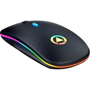 Şarj Edilebilir Kablosuz LED Işıklı Sessiz Optik Mouse