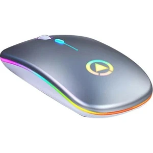Şarj Edilebilir Kablosuz LED Işıklı Sessiz Optik Mouse