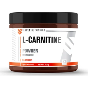Simple Nutritions L-Carnitine Unflavoured 100 gr 33 Servis