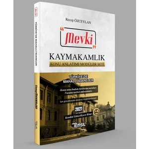 Mevki Kaymakamlık Türkiye'de Mahalli Idareler - Recep Özceylan