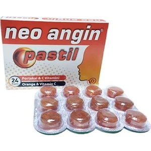 Neo Angin Portakal C Vitamini 24 Pastil