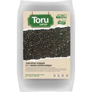 Toru Bahçe Saksı Bitki  Toprağı 5 `i 1 Arada Süper Karışım 30 Lt