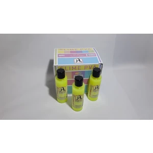 Slime Fosforlu Sarı Sıvı Yapıştırıcı Mona Lisa 70 ml (12 Li Paket)