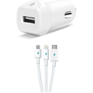 2Cks01Ut Ttec Speedcharger Universal 2.1A Trio Kablolu Araç Şarj Aleti