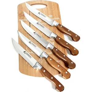 Mutfak Bıçağı 5'li Ekmek Sebze Meyve Et Salata Bıçağı