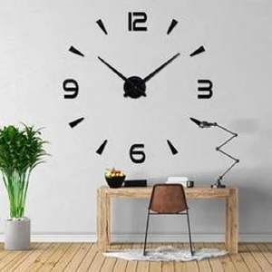 Harika Crown 3D Dekoratif Ahşap Duvar Saati SA26