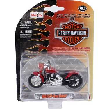 Harley Davidson Street Stalker 2000 1:24 Maisto Motorcycle Miniature  Collection