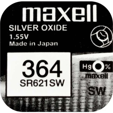Maxell 364 SR621SW 1.55V Saat