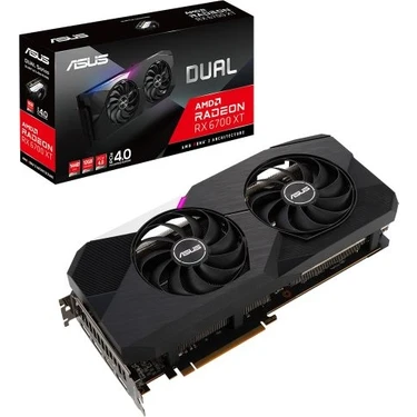 Asus RADEON DUAL RX 6700 XT 12GB 192bit GDDR6 2581MHz OC HDMI 3xDP (DUAL-RX6700XT-12G) EKRAN