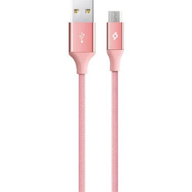 Ttec AlumiCable Micro USB Kablo Rose Gold 1.20 cm