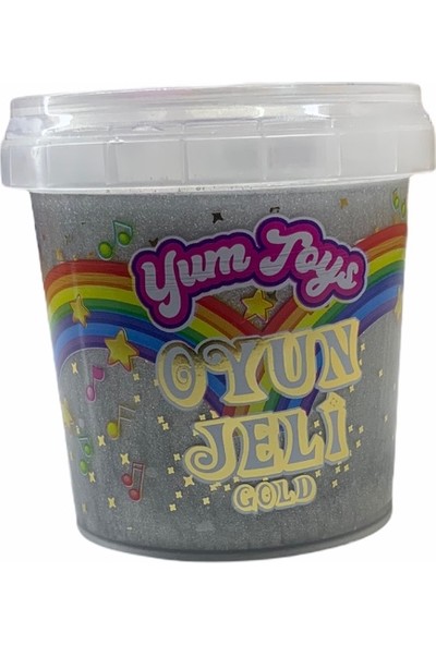Yum Toys - Oyun Jeli Gold - Slime - 135 gr - Gri