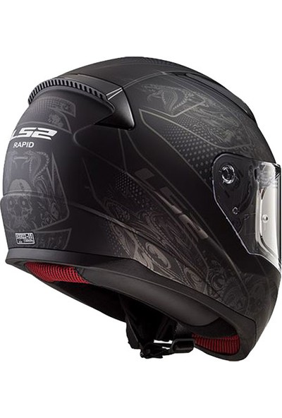 Ls2 Rapıd Crypt Mat Siyah Kask