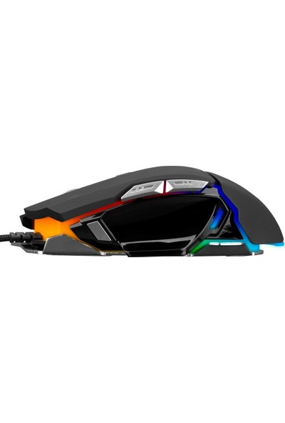Rampage RM-607 Heady USB Siyah 4800DPI Rgb Ledli Oyuncu Mouse