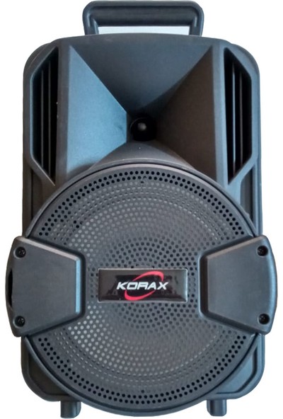 Korax-Hitech HT-820 20 cm Hop.+Uhf Mikrofon (1el 1yaka )Usb/sd+Fm+Blue