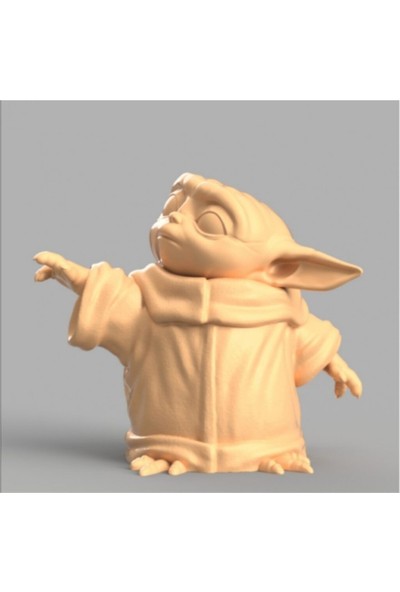3Dükkanım Baby Yoda Boyasız Hobi Boyama Star Wars The Mandalorian Figür