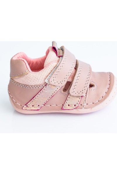 Sanbe Kız Bebek Deri Ilkadım Ayakkabı