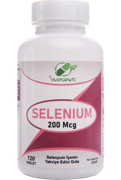 Yurdavit Vitamin C 1000 Mg C Vitamini Kuşburnu Çinko 100 Tablet Selenyum 200 Mcg Selenium 120 Tablet