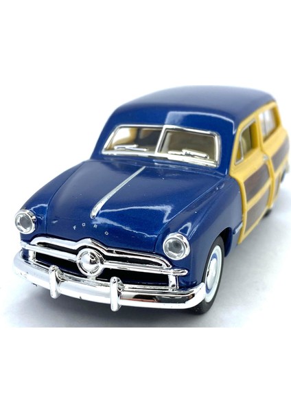 1949 Ford Woody Wagon Çek Bırak 5inch. Lisanslı Model Araba, Oyuncak Araba 1:40 modelleri