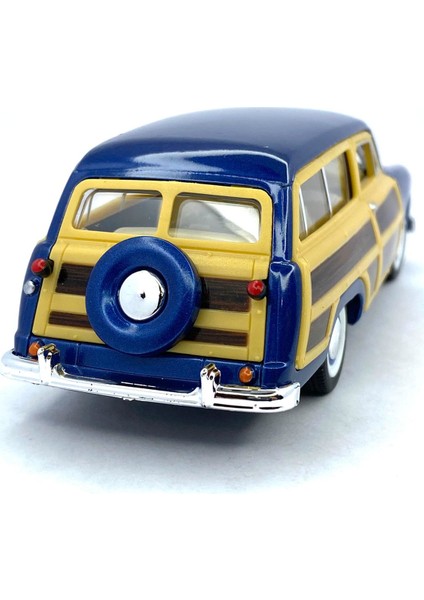 1949 Ford Woody Wagon Çek Bırak 5inch. Lisanslı Model Araba, Oyuncak Araba 1:40 fırsatları