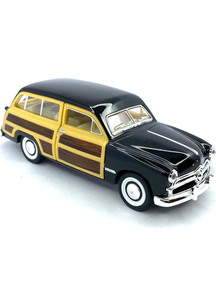 1949 Ford Woody Wagon Çek Bırak 5inch. Lisanslı Model Araba, Oyuncak Araba 1:40