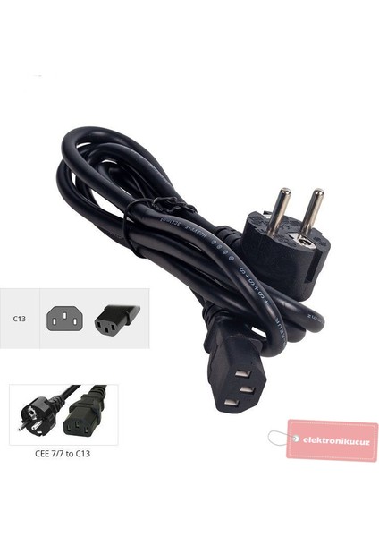 Brother Mfc 7460DN Yazıcı Güç Kablosu ( 220V Ac Power Cord )