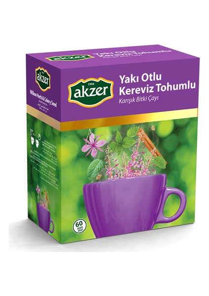 Yakıotlu Kereviz Tohumlu Çay 60’lı