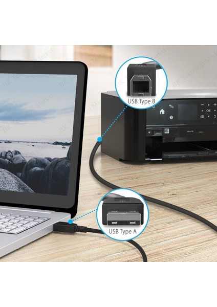 Hp Laserjet Pro Mfp M521DN USB Yazıcı Printer Ara Bağlantı Kablosu