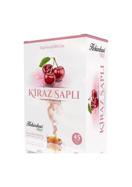 Kiraz Saplı 45\'li Poşet Bitki Çayı