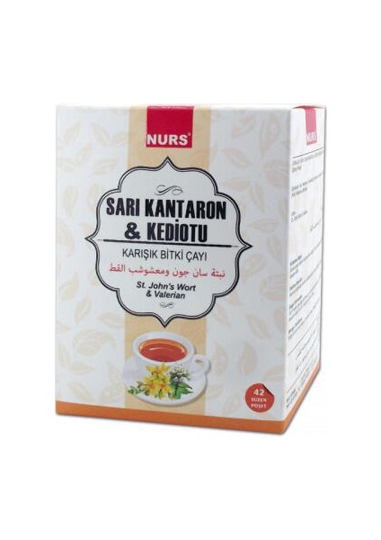 Sarı Kantaron & Kediotu 42 Poşet Çay