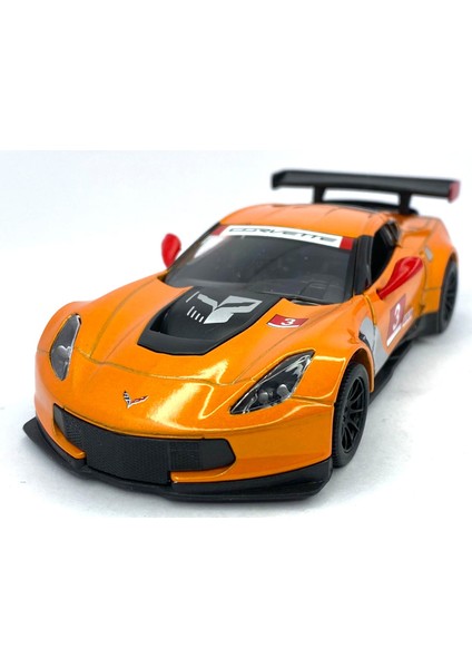 2016 Corvette C7.r Çek Bırak 5inch. Lisanslı Model Araba , Oyuncak Araba 1:36 fiyatları
