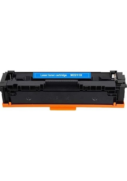 Hp W2211X(207X)CHIPSIZ Mavi Muadil Toner