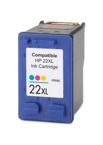 Hp C9352/22XL Renkli Inkjet Muadil Kartuş