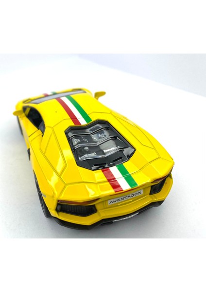 Lamborghini Aventador Lp 700 - 4 (Şeritli) Çek Bırak 5 Inch. Ölçek 1:38 fırsatları
