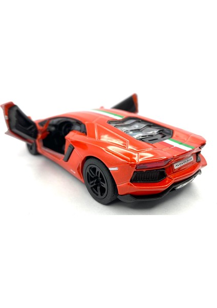Lamborghini Aventador Lp 700 - 4 (Şeritli) Çek Bırak 5 Inch. Ölçek 1:38