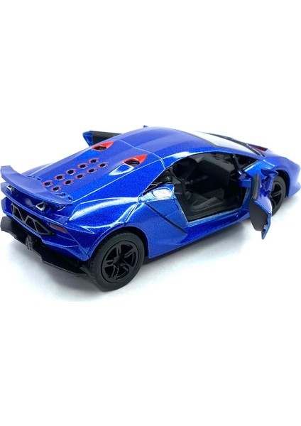 Lamborghini Sesto Elemento - Çek Bırak 5inch. Lisanslı Model Araba, Oyuncak Araba 1:38 modelleri