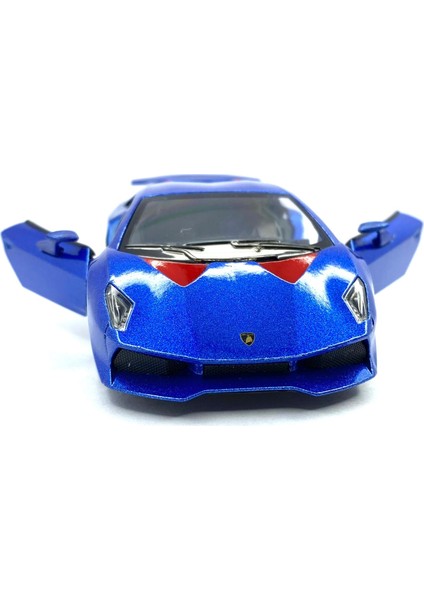 Lamborghini Sesto Elemento - Çek Bırak 5inch. Lisanslı Model Araba, Oyuncak Araba 1:38 fırsatları
