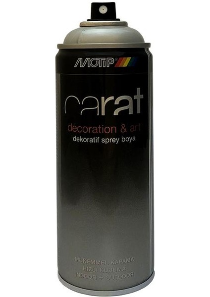 Carat Metalik Gümüş Gri Sprey Jant Boyası 400 Ml. Ral 9006