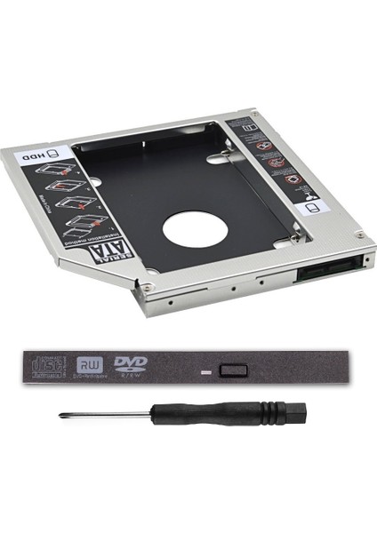 9.5mm Notebook DVD To Sata HDD ve SSD Çevirici Kızak