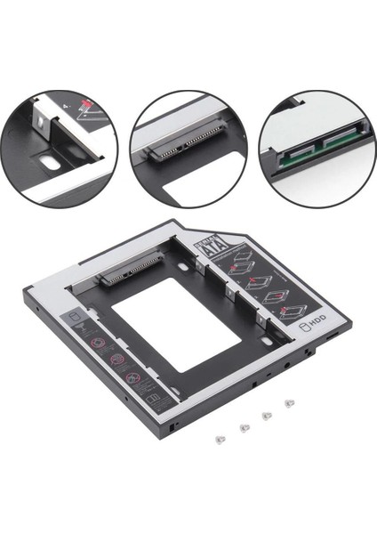 9.5mm Notebook DVD To Sata HDD ve SSD Çevirici Kızak fiyatları