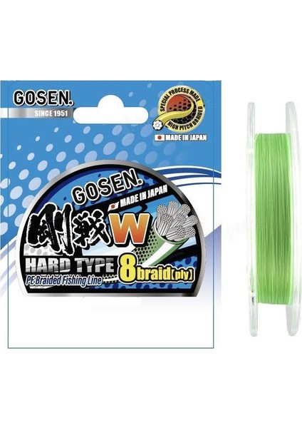 Gosen W8 Hard Type 150M Açık Yeşil 0.8PE-0.153MM