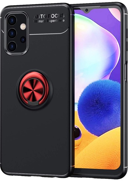 Samsung Galaxy A32 Kılıf Selfie Yüzüklü Esnek Silikon Rvl