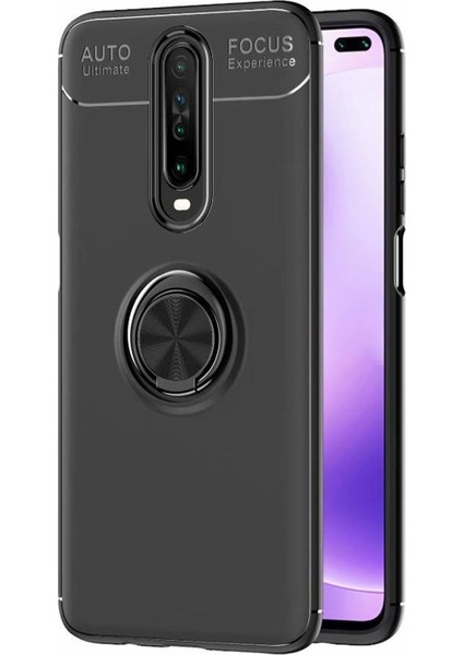 Xiaomi Poco X2 Kılıf Selfie Yüzüklü Esnek Silikon Rvl