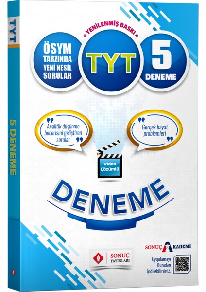 TYT Genel 5 Li Deneme Akademi Öz