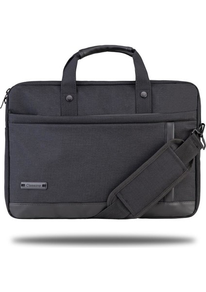 Ravenna VP1500 15,6" Su geçirmez kumaş ve fermuar Laptop , Notebook, El Çantası-Siyah